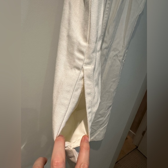 NWT J Crew white denim dress with pockets!! - Picture 5 of 12